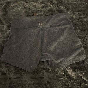 Grey Calia workout shorts